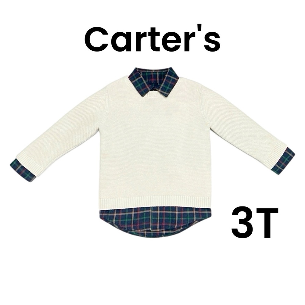 Carter's Sweater & Button Down